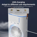 USB Rechargeable Mist Fan