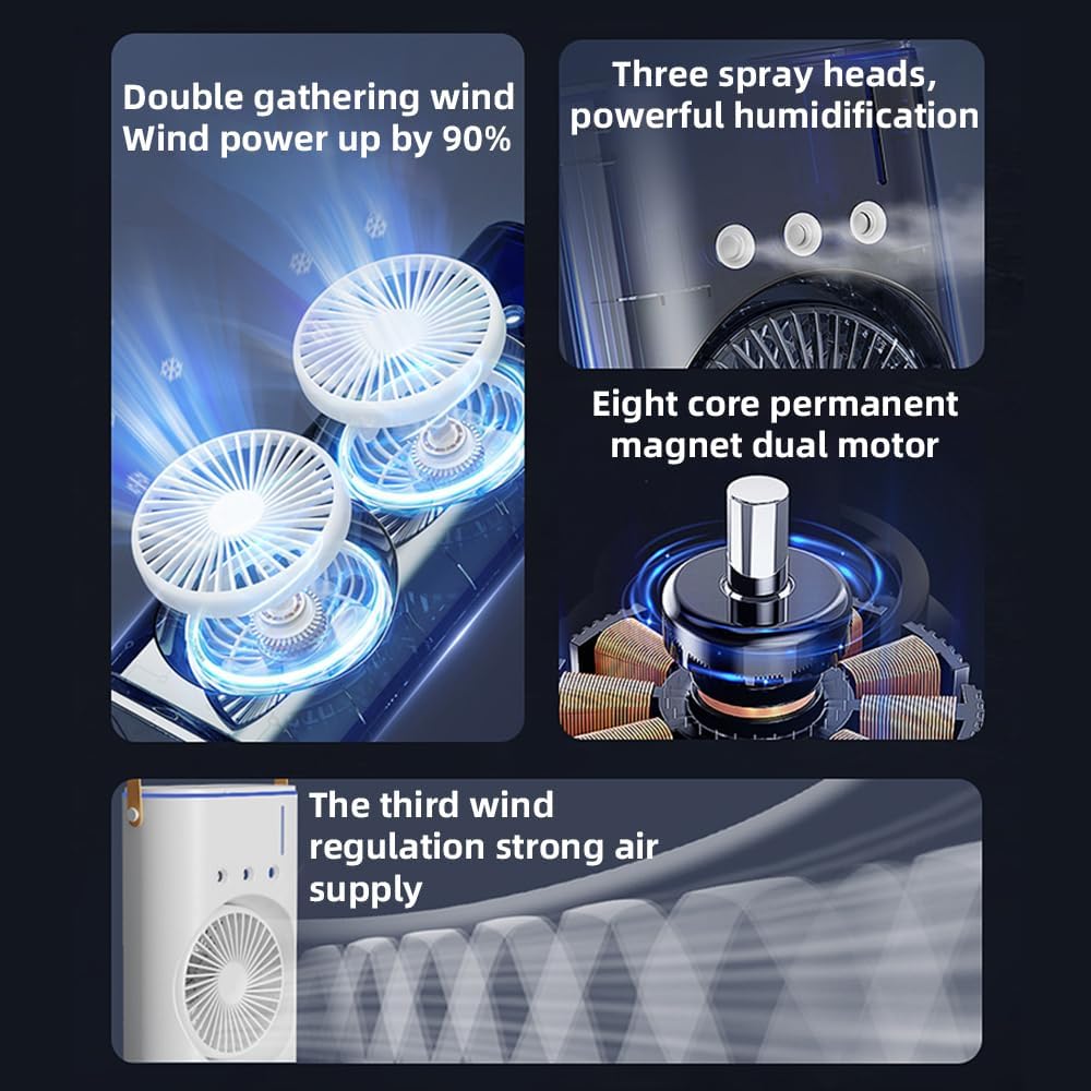 USB Rechargeable Mist Fan